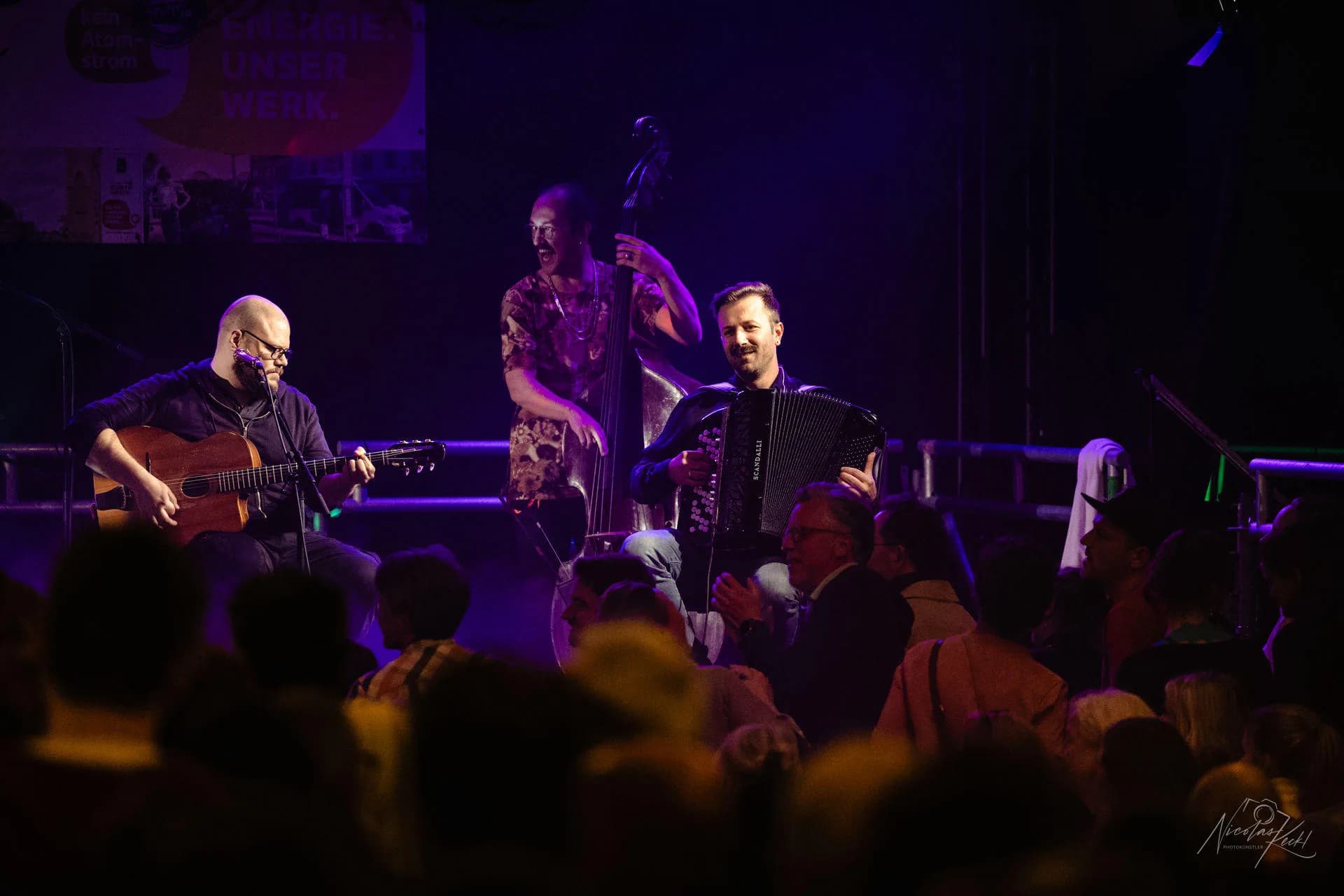 Acoustic Band Blue Lights Intimate