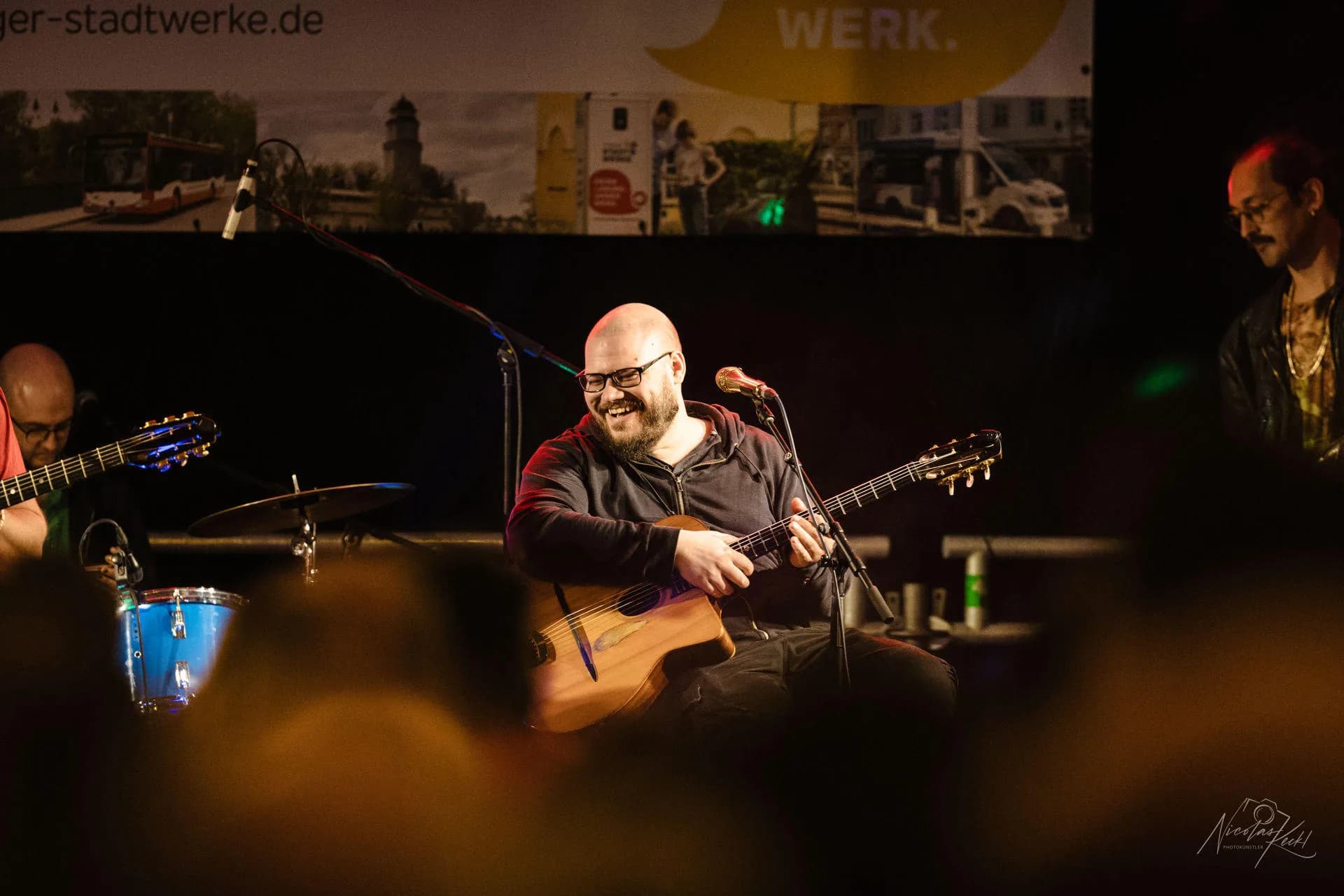 Acoustic Guitarist Ensemble Stage