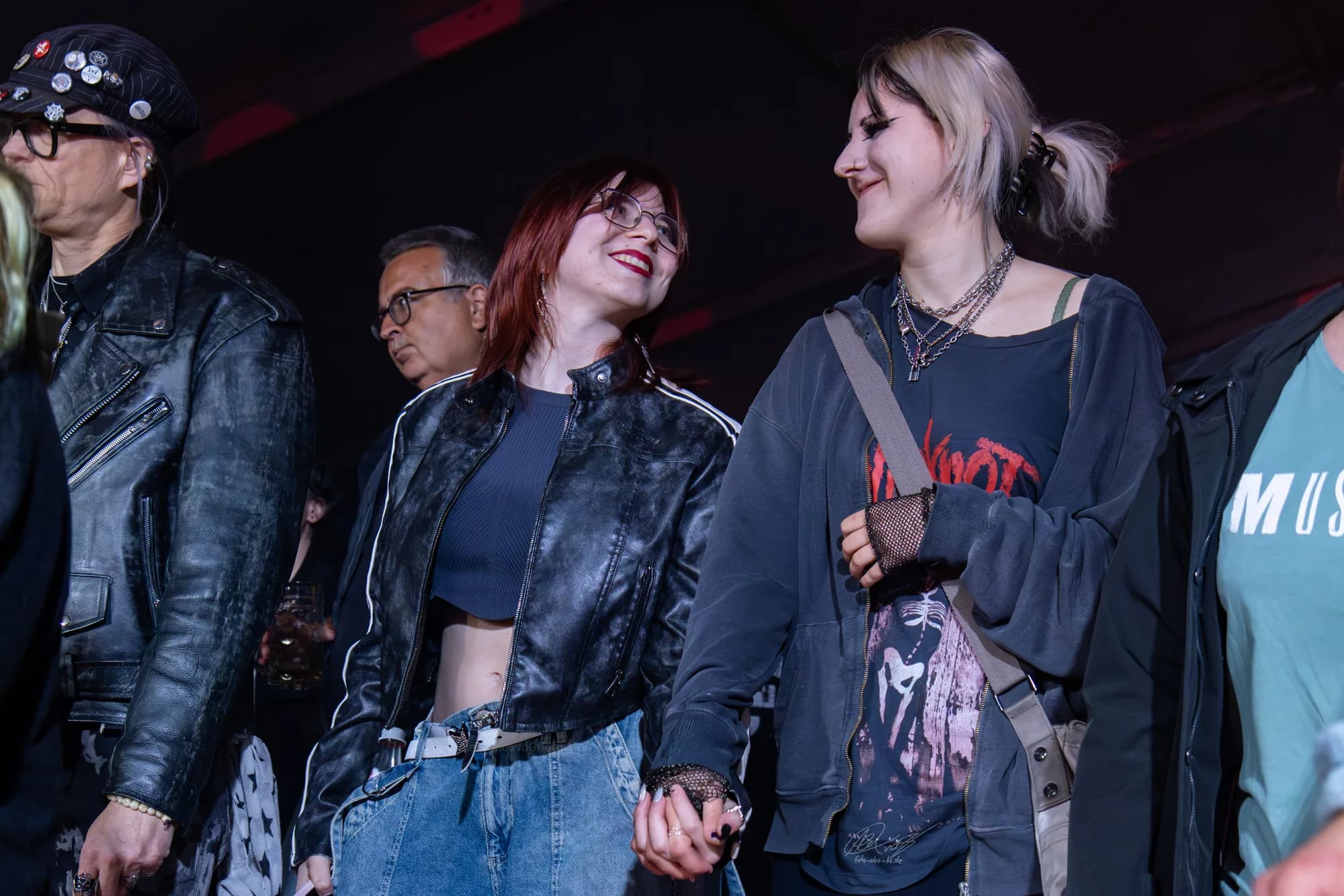 Festival Attendees Casual Joy