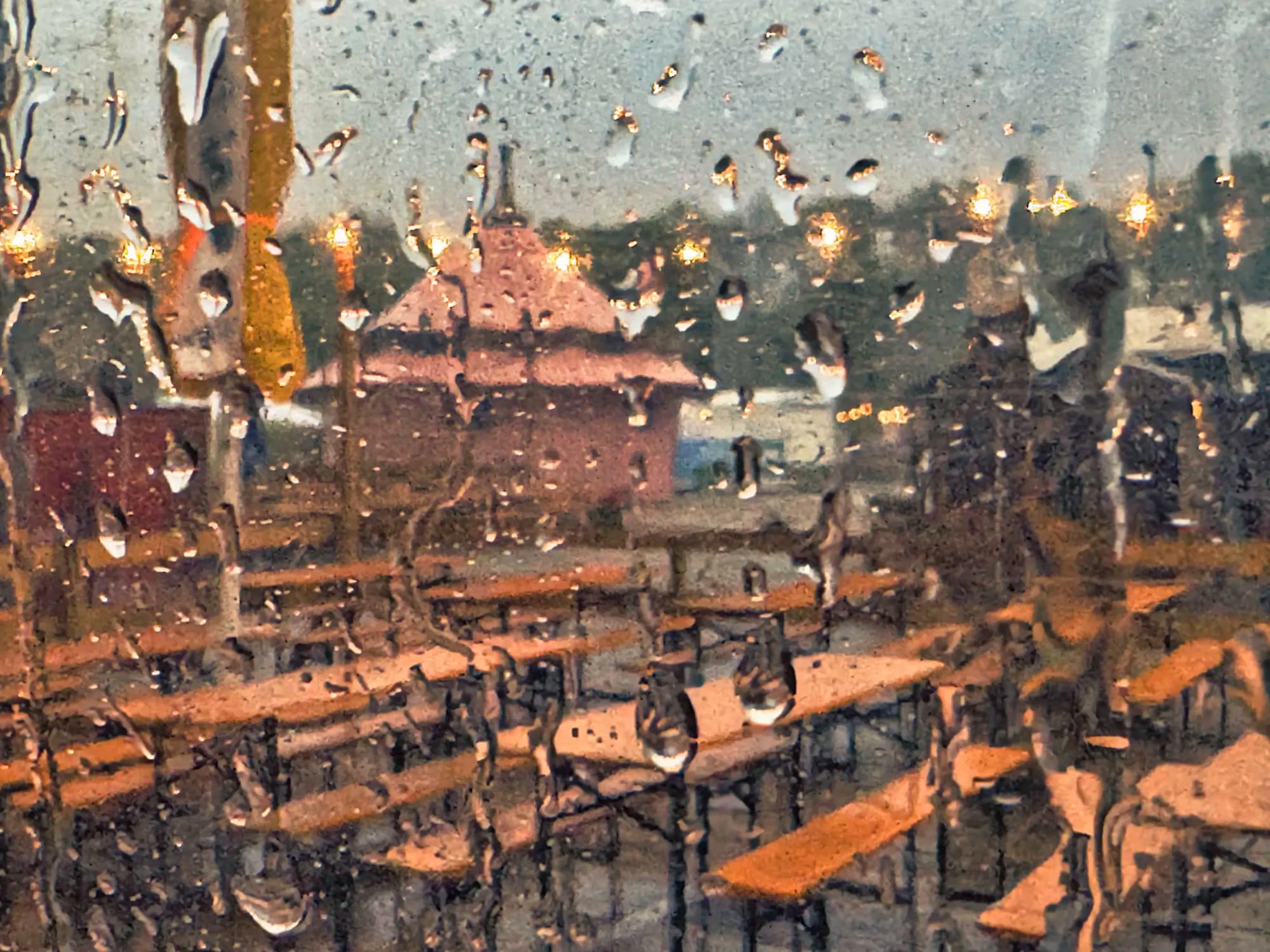 Festival Rain Atmosphere