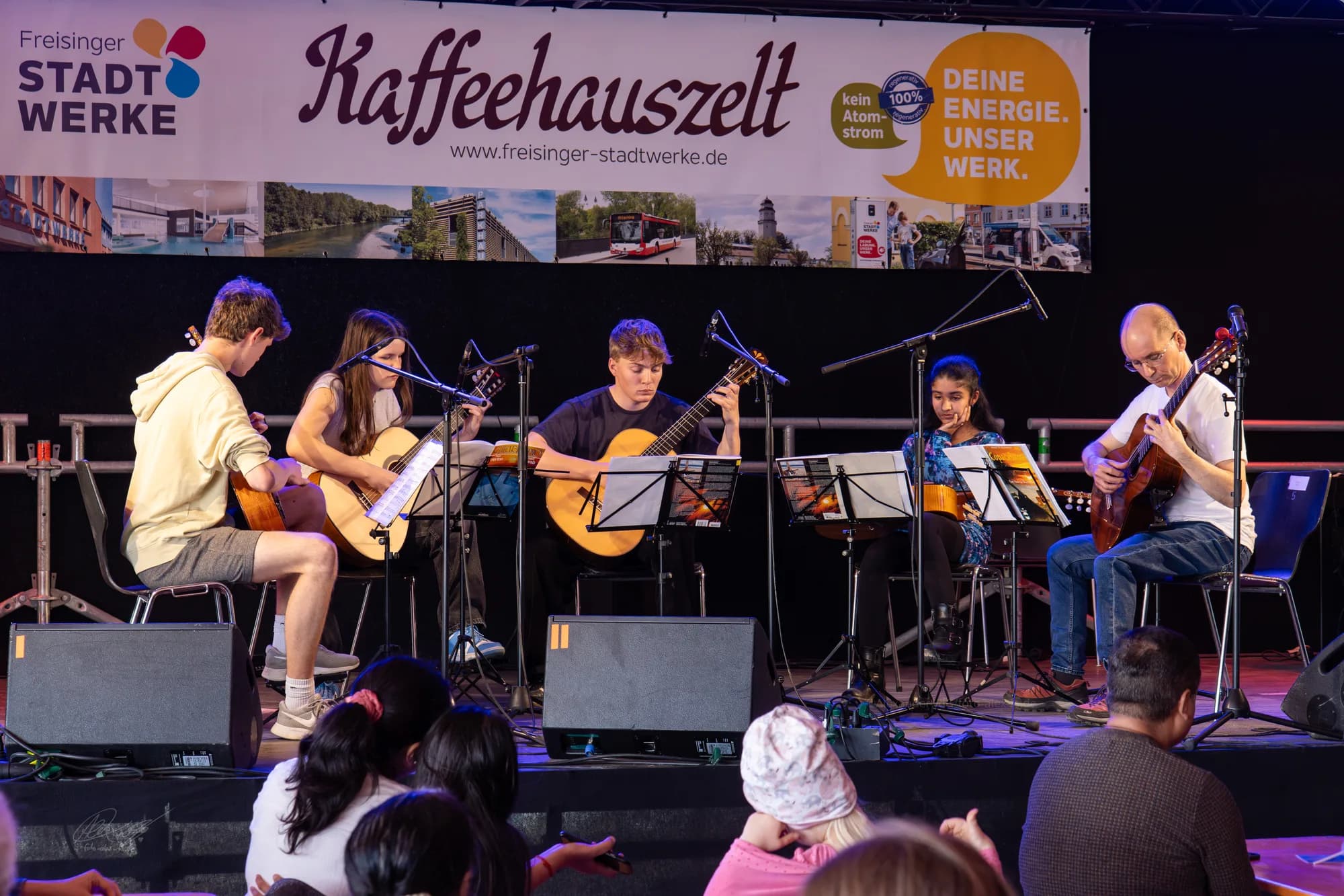 Guitar Ensemble Performance Stage