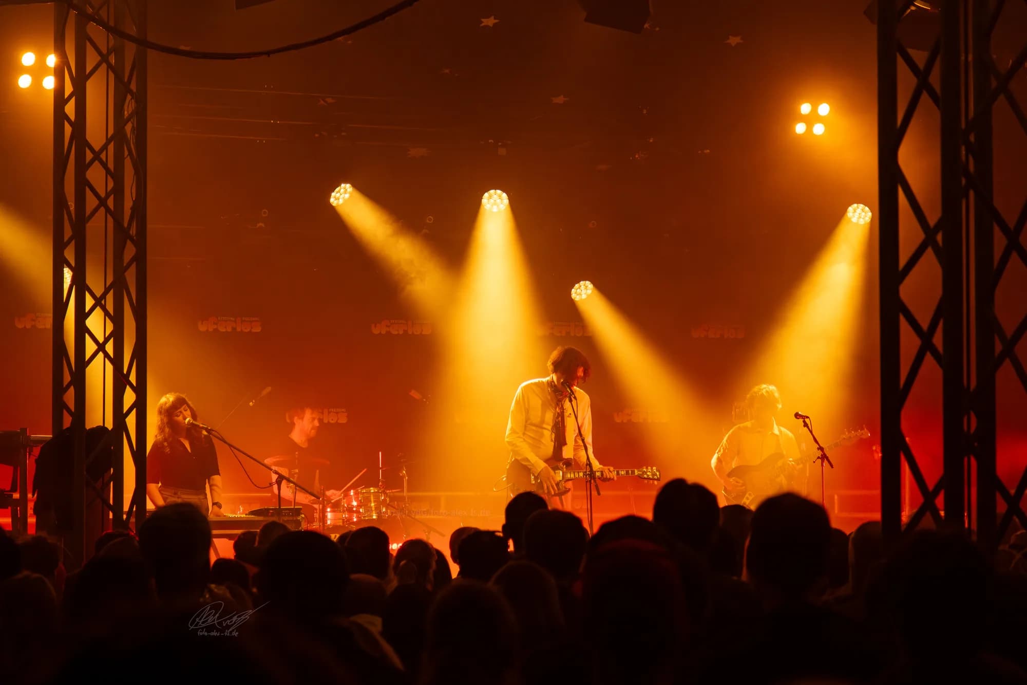 Large Stage Crowd Orange