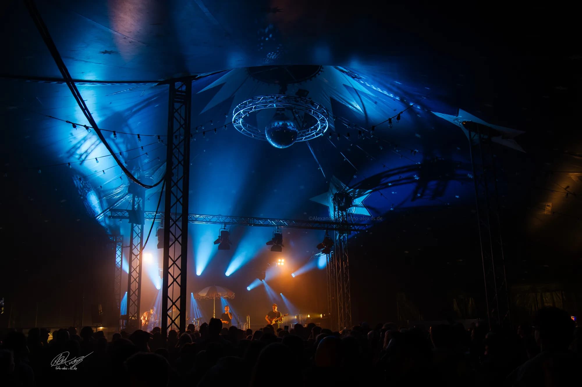 Stage Lights Crowd Concert