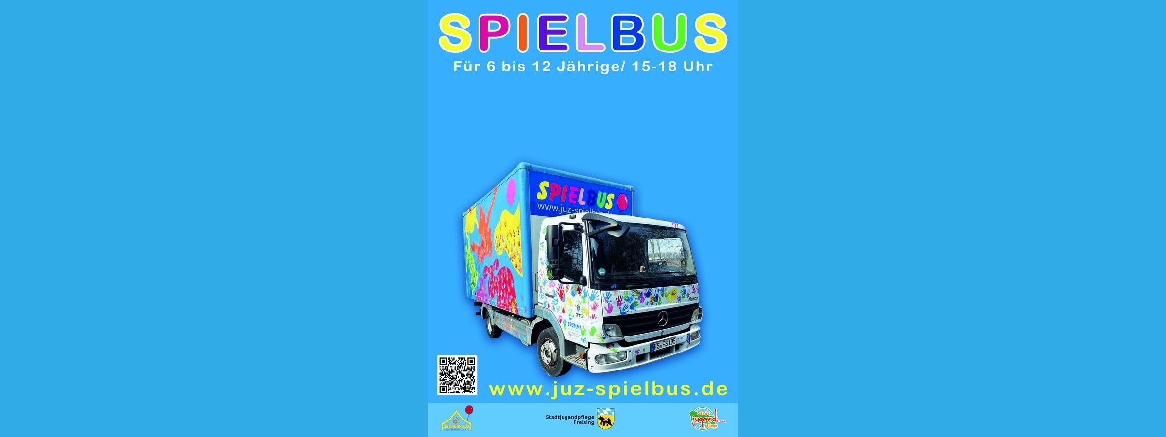 Bunter Spielbus der Stadtjugendpflege Freising