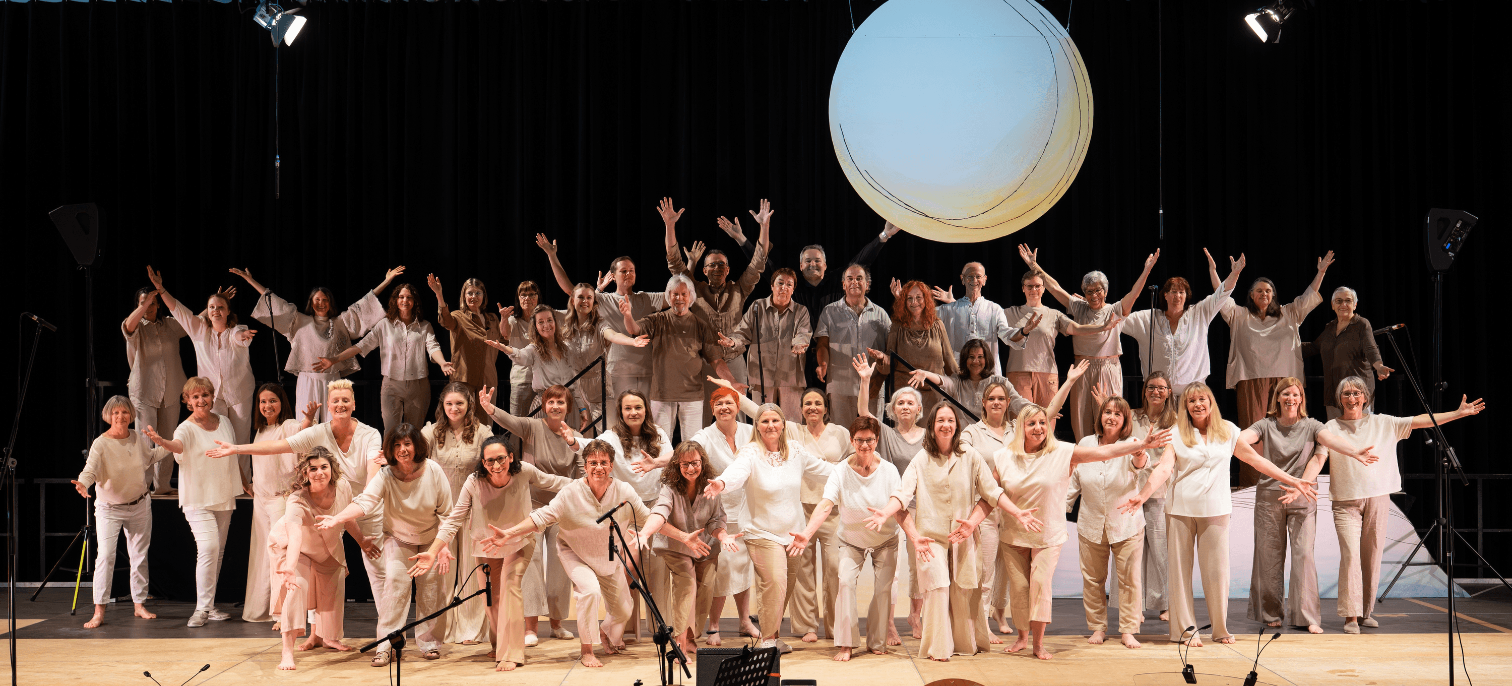 Le choeur gospel Freysing Larks lors d'une prestation