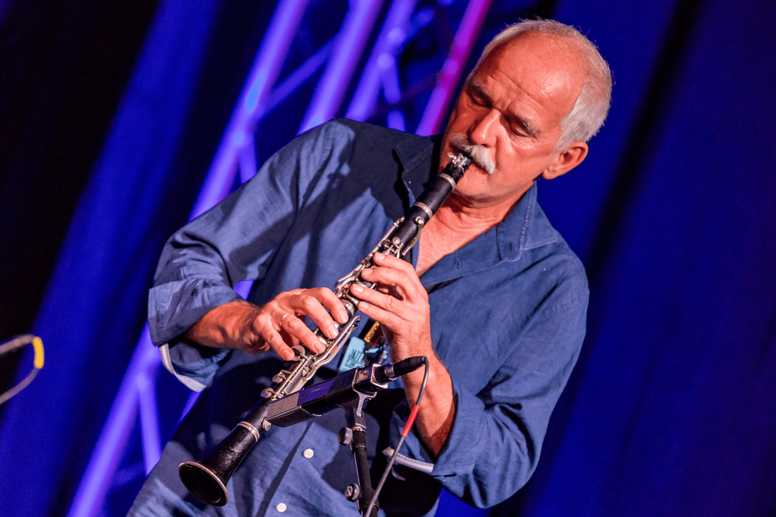 Uli Wunner und John Brunton bei einem Jazzkonzert im Galli Theater München